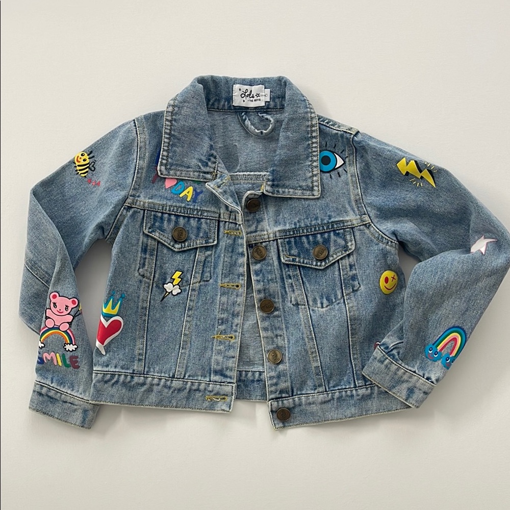 Lola + The Boys Painted Denim Jacket